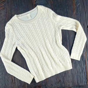 Basic H&M cream sweater